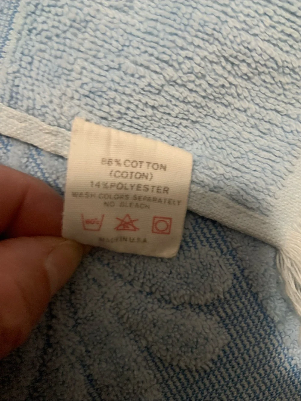 Blue Cannon Monticello Bath Towels